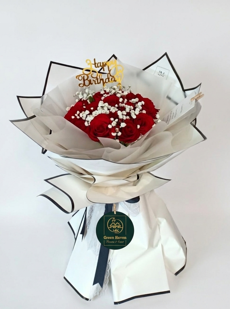The Crimson Celebration Bouquet