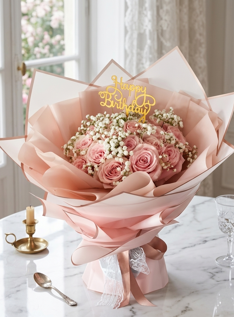 Rose Birthday Bouquet