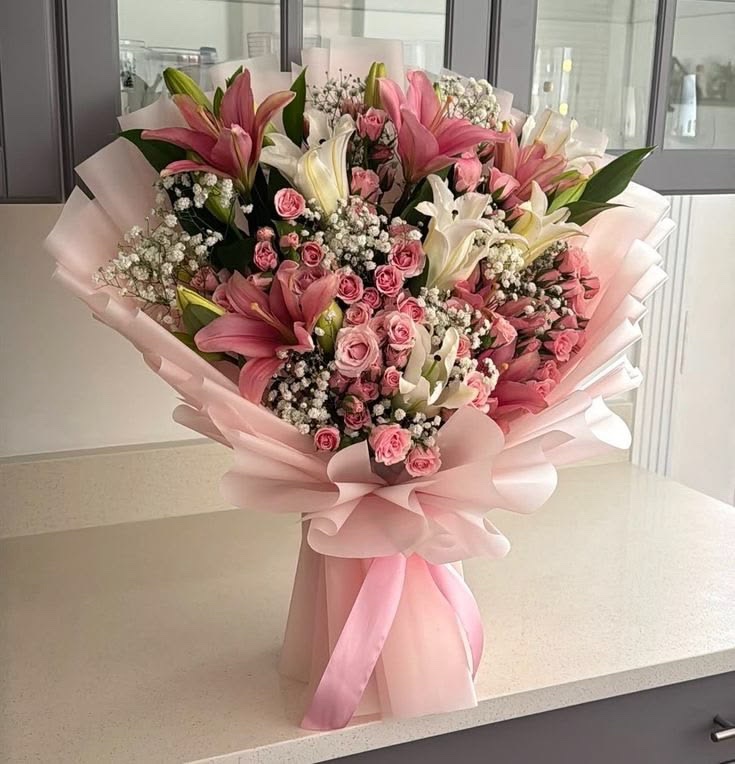 Pink lily Love
